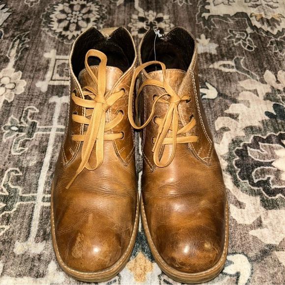Bed Stu Draco Toast Zone Brown Leather Chukka Men's Boot 9.5  M Floor Sample EUC - Picture 2 of 7